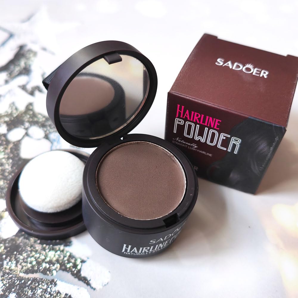 Amazon.co.jp: 髪のためのヘアラインシャドウパウダー髪のシェーダ